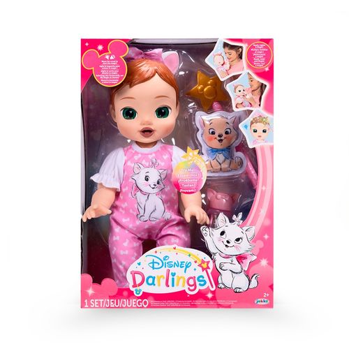 Boneca Disney Darlings Marie com Luz e Som Multikids - BR2600