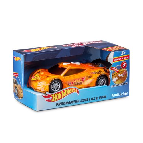 Carrinho Hot Wheels Programing com Luz e Som Sortido Multikids - BR1433