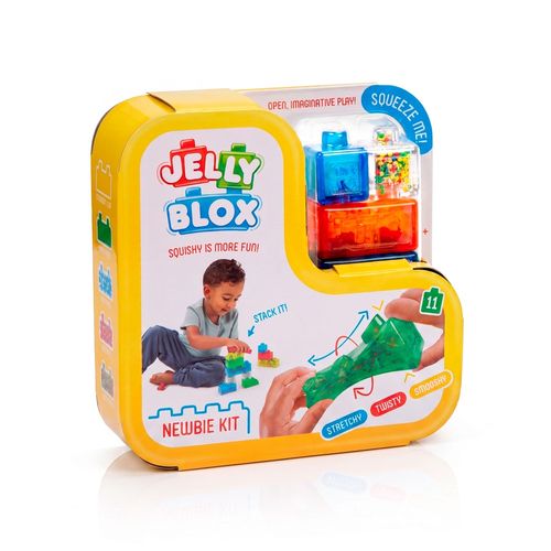 Bloco de Montar Macio Jelly Blox Kit com 11 Peças Multikids - BR2640