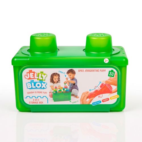 Bloco de Montar Macio Jelly Blox Maleta 2 em 1 30 Peças Multikids - BR2642