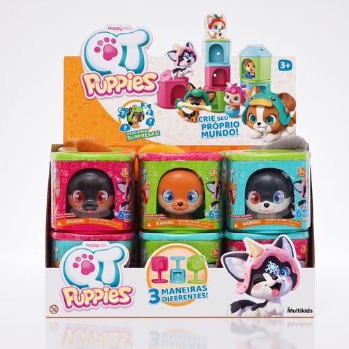Cachorrinho Sortido QTPUPPIES Casinha Com 6 Acessórios Multikids - BR2694OUT [Reembalado]