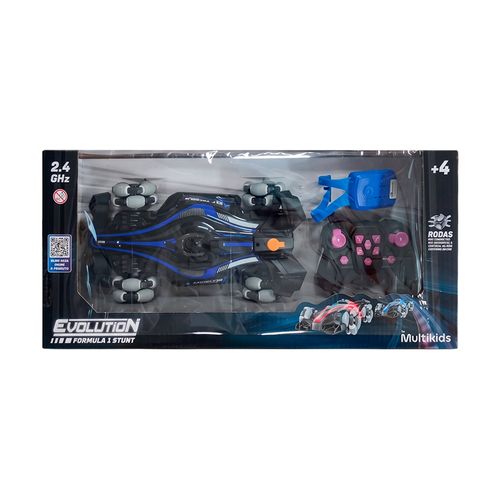 Carrinho de Formula 1 Azul de Controle Remoto Multikids - BR2261OUT [Reembalado]