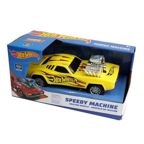 Carrinho de Fricção Hot Wheels  Speed Machine Com Luz e Som Multikids - BR2085