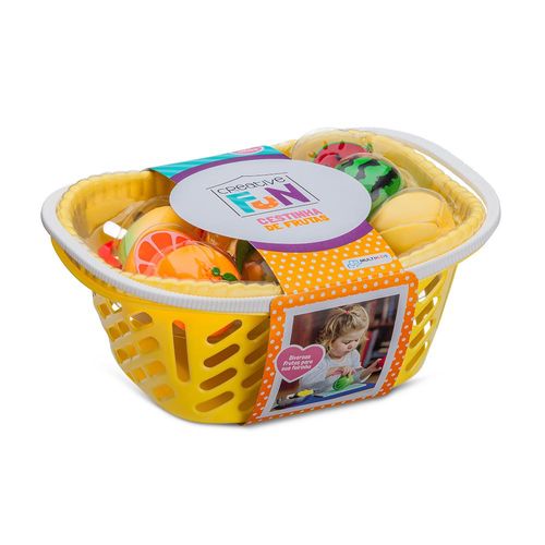 Cestinhas de 6 Frutas Creative Fun Indicado para +3 Anos Multikids - BR1114