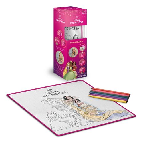 Tapete Magico de Pintar Lavavel Princesas Disney com Canetinhas Multikids - BR2557