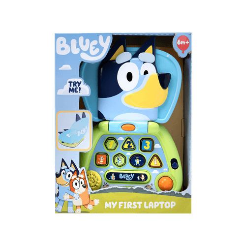 Meu Primeiro Notebook com Sons, Luzes e Atividades Bluey Multikids - BR2737