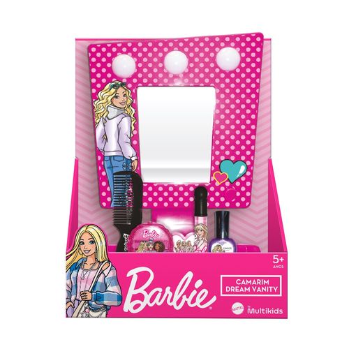Camarim Dream Vanity com Luz Barbie Multikids - BR2593