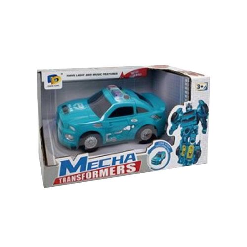 Robô Transformável Megaformers Cyanox Ciano com Luz e Som Interativo Multikids - BR2671OUT [Reembalado]