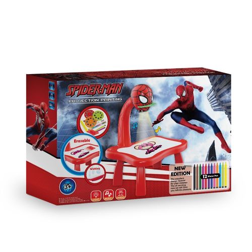 Mesa Projetora Homem Aranha com 24 Desenhos Multikids - BR2295