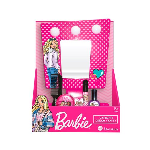 Camarim Dream Vanity com Luz Barbie Multikids - BR2593