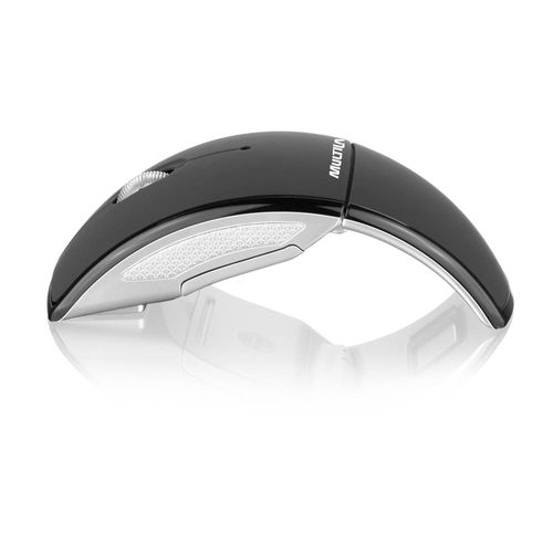 Mouse Multilaser Sem Fio 2,4 Ghz Arc Preto Usb - MO153