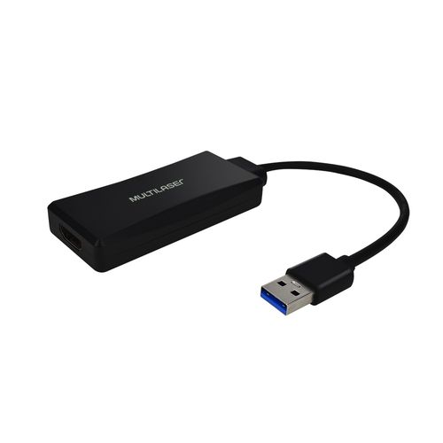 Cabo Conversor USB Macho X HDMI Fêmea Multilaser - WI347