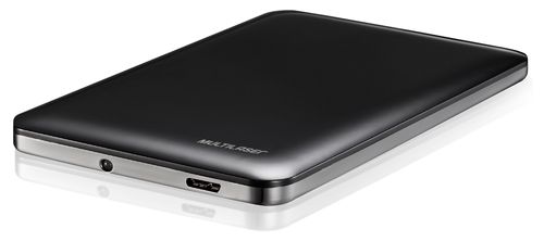 Case Para Hd Ssd 2,5 Pol, Multilaser Preto- GA138