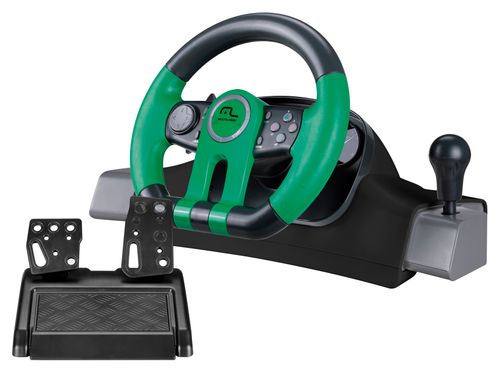 Volante 2 Em 1 Xbox One E Pc Com Marcha Acoplada Multilaser - JS077