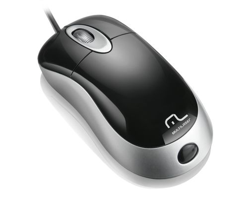 Mouse Multilaser Basic 800Dpi Prata Ps2 - MO009