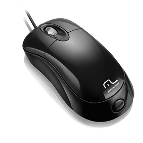 Mouse Multilaser Basico Multilaser Usb Preto - MO014