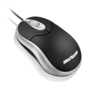 Mini Mouse Multilaser Óptico Emborrachado Usb - MO118