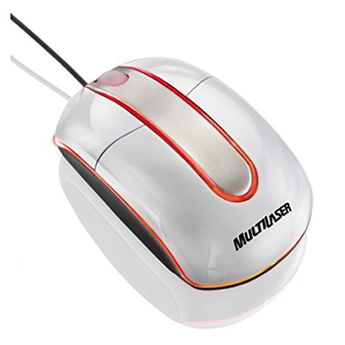 Mouse Multilaser Colors Steel Ice Piano Usb - MO134