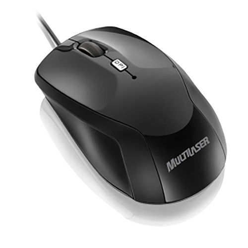 Mouse Multilaser Laser Profissional 2000Dpi Usb Preto - MO147
