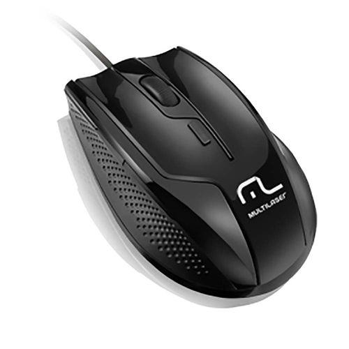 Mouse Gamer 1600DPI 6 Botões Preto - MO164