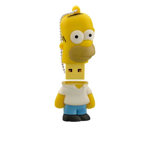Pen Drive Homer Simpsons 8GB USB Leitura 10MB/s e Gravação 3MB/s Multilaser - PD070