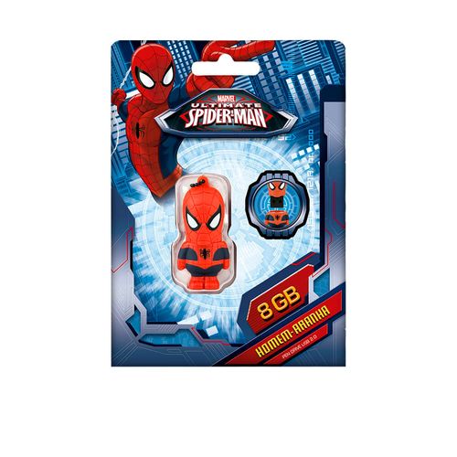 Pen Drive Marvel Vingadores Homem Aranha 8GB USB Leitura 10MB/s e Gravação 3MB/s Multilaser - PD084