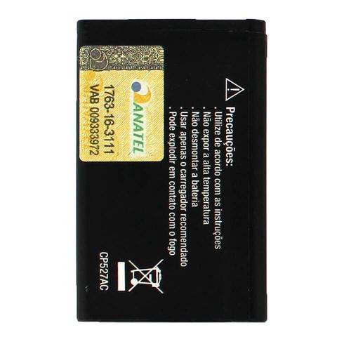 Bateria Multilaser Mlb022 P/ Feature Phone Flip Up (P9022/23/44) - PR068