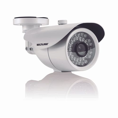 Câmera De Segurança Externa Digital Branca 36 Leds Lente 3,6Mm SE154