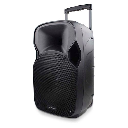 Caixa De Som Amplificadora Multilaser Trolley 150W Rms Com Alça - SP200