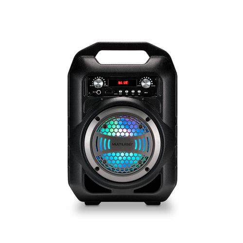 Caixa De Som Multilaser Portátil 4 Polegadas Bluetooth/Fm/Sd/P2/Usb Preta - SP256