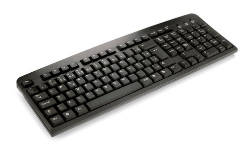 Teclado Multilaser Basico Slim Preto Ps2 Sem Marca - TC047