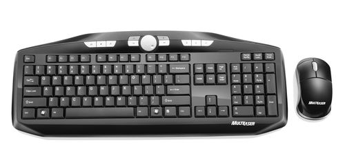 Teclado E Mouse Sem Fio Black Motion Usb - TC129
