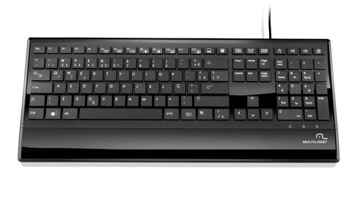 Teclado Super Multimidiaxcomfort Black Piano Usb - TC139