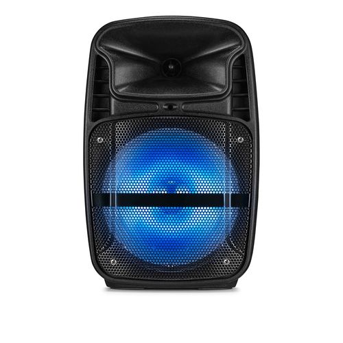 Caixa De Som Amplificadora Multilaser Ativa 8 Polegadas Com Bluetooth/Usb/Fm/Aux/Sd/ E Led - SP293