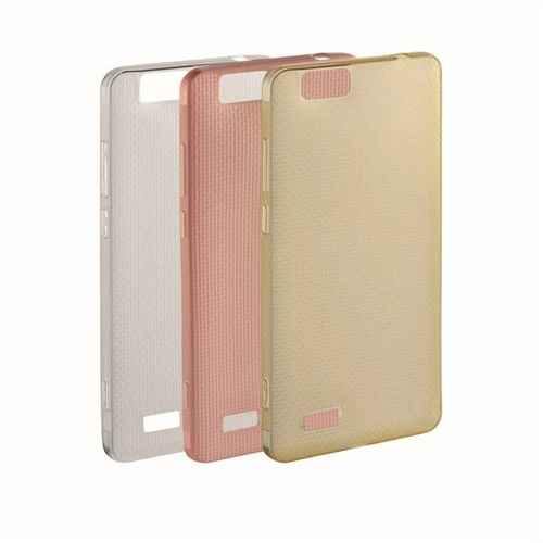 Kit de Capa Protetora para Smartphone Ms70(P9037) Silicone Dourado/Rose Multilaser - PR373