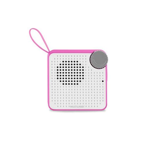 Caixa de Som Mini Multilaser Bluetooth Speaker 5W Rosa - SP311