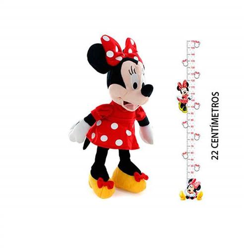 Pelúcia Minnie com Som Tam. 22cm Material Fibra/ Poliéster Azul Multikids - BR868