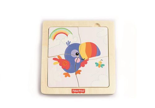 Quebra-Cabeça de Madeira Viagem nas Nuvens com o Passarinho Indicado para +12 Meses Fisher-Price - BR990
