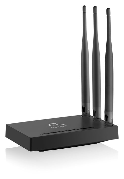 Roteador Dual Band 750Mbps 11ac Antena com Alcance de 5dBi Preto  Multilaser - RE085