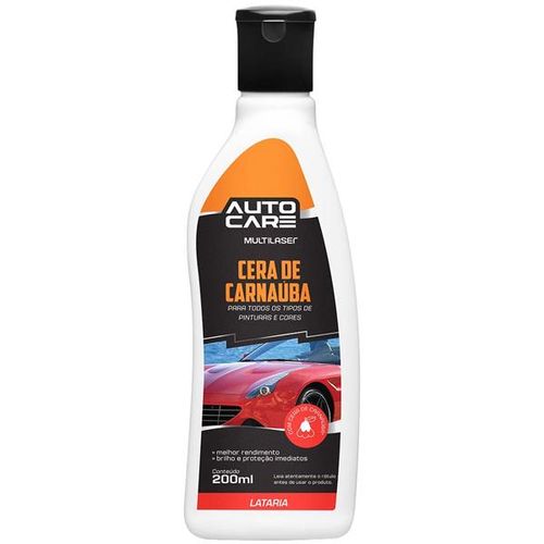 Cera Carnauba Liquida Autocare 200Ml S/ Abrasivo - AU443