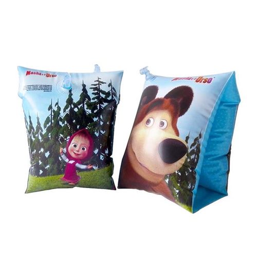 Boia De Braço Masha E O Urso Multilaser Azul/Verde - BR976