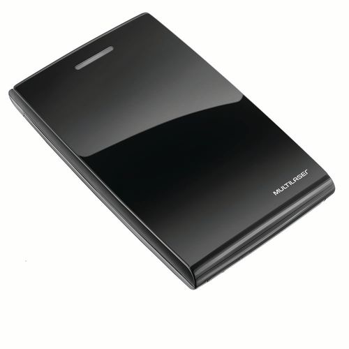 Case Externo Multilaser Para Hd 2,5 Pol, Sata Black Piano - GA077