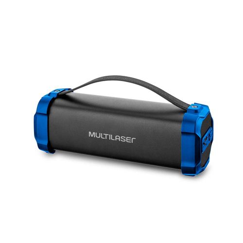 Caixa De Som Portátil Bazooka com Bluetooth, USB, Micro SD (Adaptador Não Incluso) 50W  Multilaser - SP350