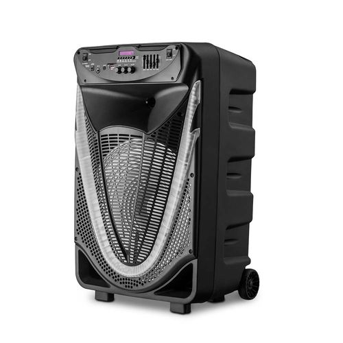 Caixa de Som Acústica Multilaser SUNNY 15 Pol 700W BT/AUX/SD/USB/FM/LED – SP341