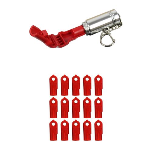 Kit Trava Multilaser de Gancheira (15 travas e 1 chave) - AC348