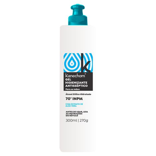 Álcool Em Gel Higienizador Para Mãos Kanechom 300ml  - HC253