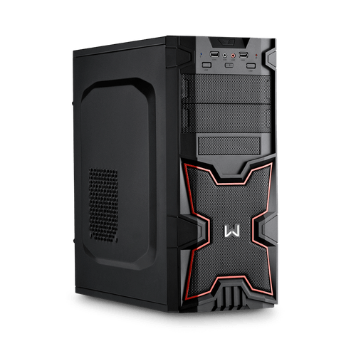 Gabinete Gamer Warrior Kanza Vermelho - GA189