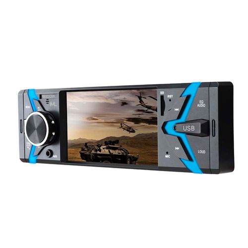 Som Automotivo Multilaser Groove Tela 4 Pol. 1080P 1 Din Bluetooth 4x45W RMS - P3341OUT [reembalado]