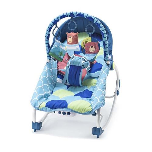 Cadeira De Balanço Para Bebês 0-20 Kg Azul Weego - 4028OUT [Reembalado]
