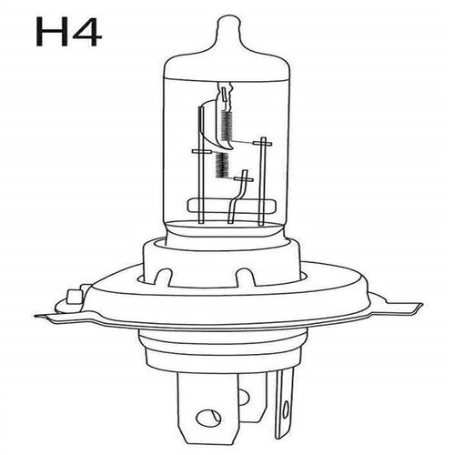 Lâmpada Linha Pesada H4 24V 70 + 75W Super Branca Par Multilaser - AU876OUT [Reembalado]